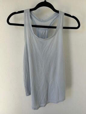 Lululemon Light Blue Racerback Tank Top